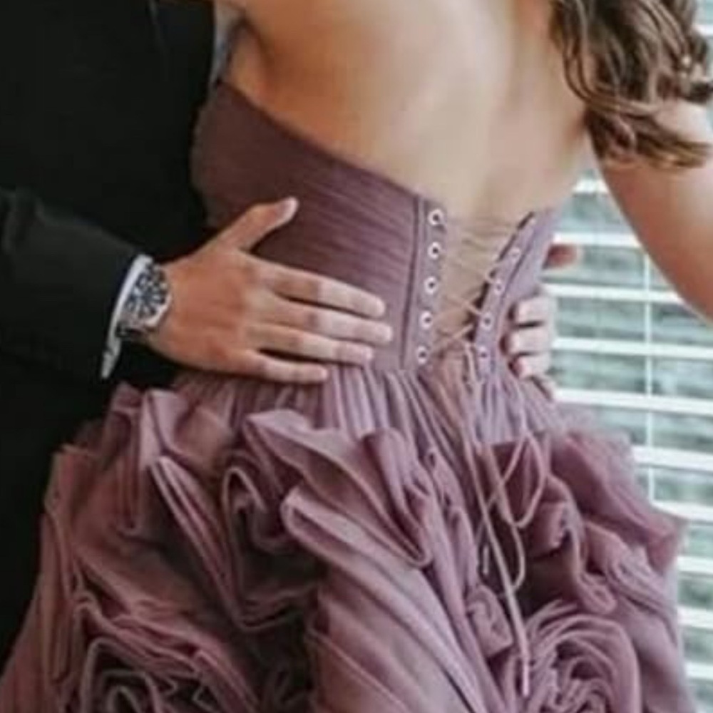 Blush Strapless Stunning Dress | Size 4 - Picture 3 of 3